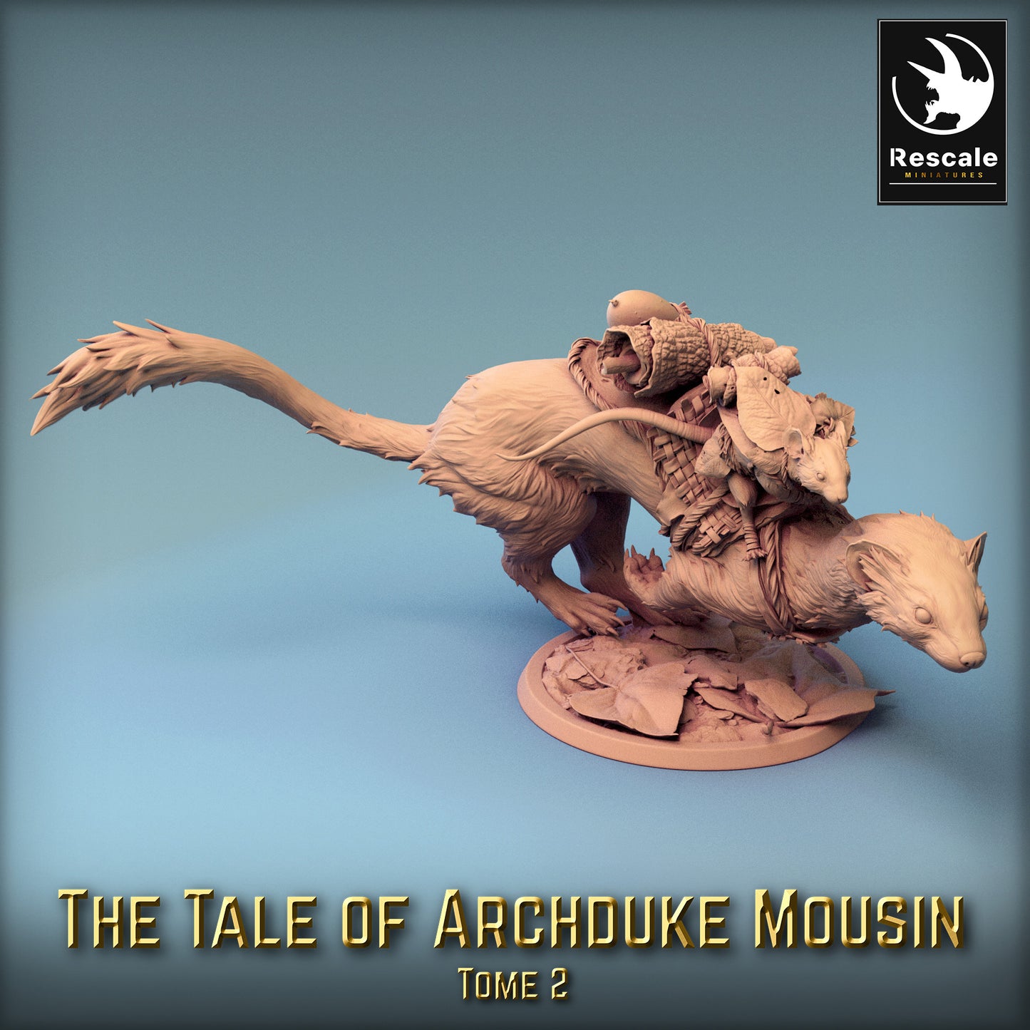 Weasel Rider - Une souris chevauche une belette (D2)