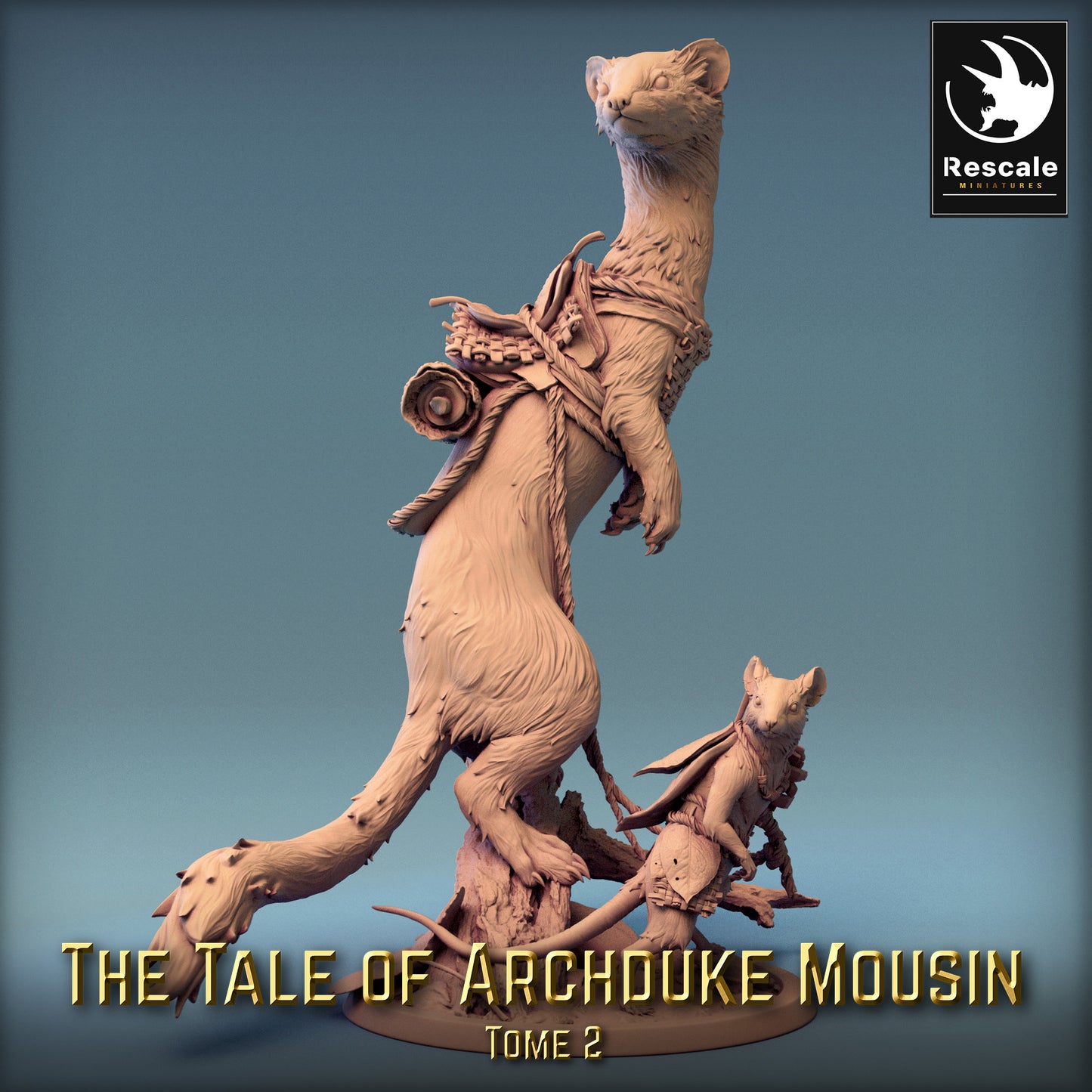 Weasel Rider - Une souris chevauche une belette (D1)