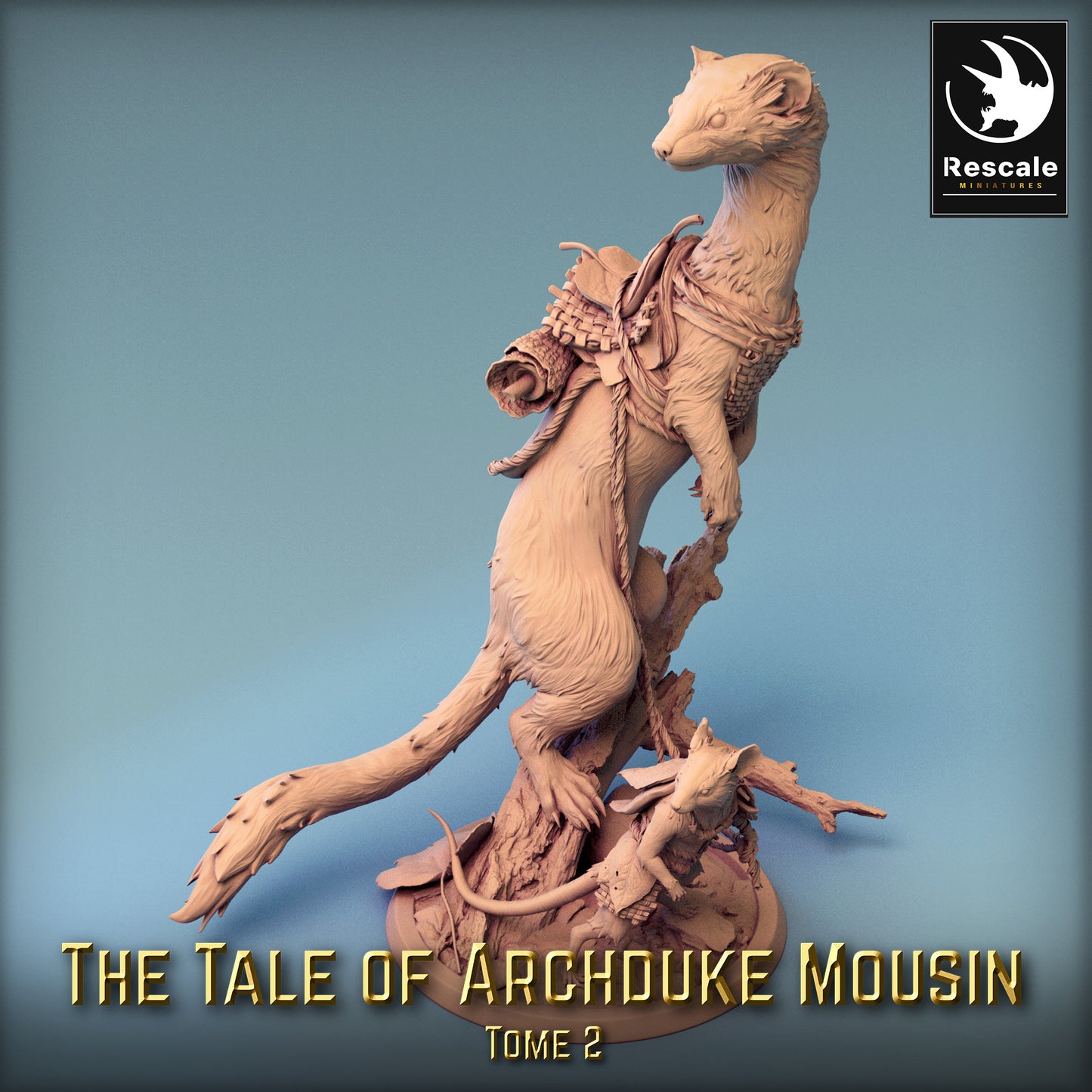 Weasel Rider - Une souris chevauche une belette (D1)