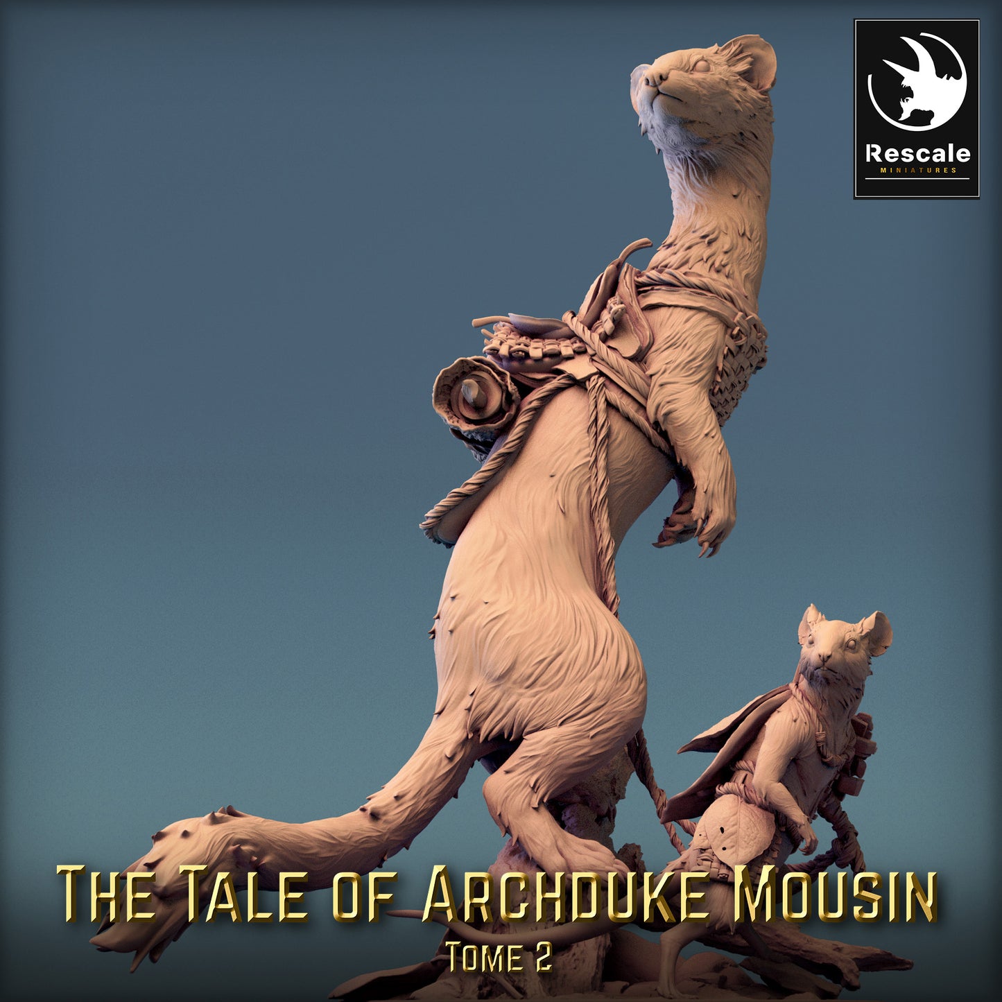 Weasel Rider - Une souris chevauche une belette (D1)