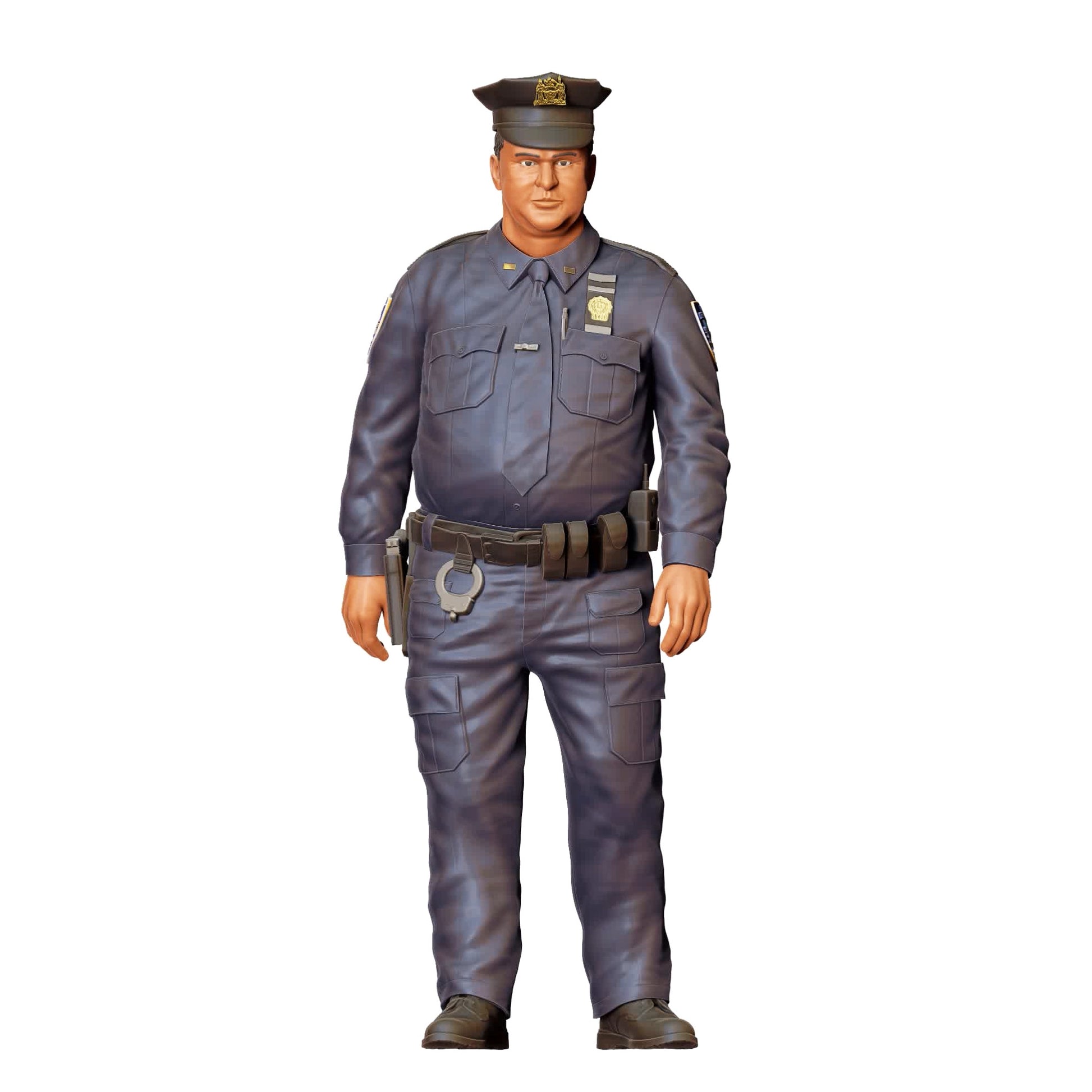 Photo de produit de modélisme diorama 0 : Policier US épais A - Police (Réf. n° 355)