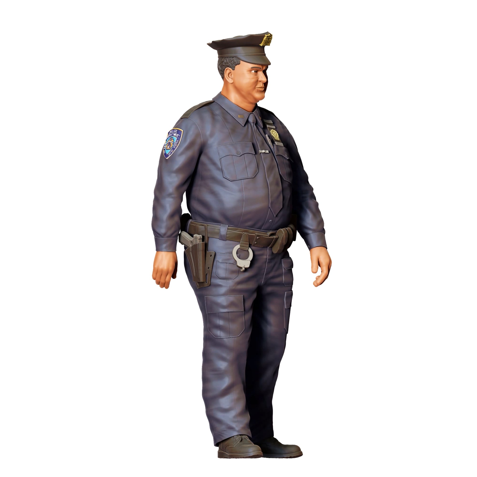 Photo de produit de modélisme diorama 0 : Policier US épais A - Police (Réf. n° 355)