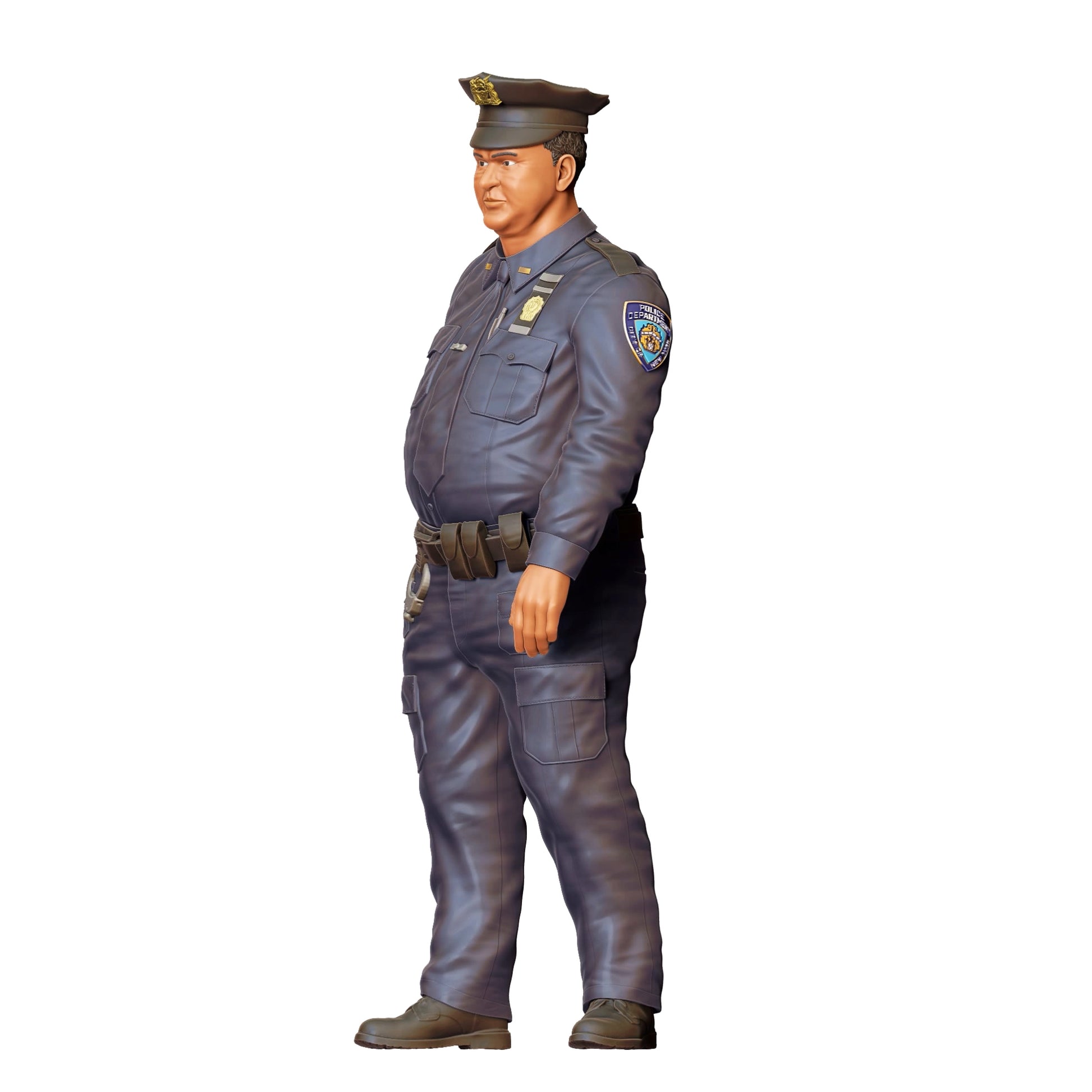 Photo de produit de modélisme diorama 0 : Policier US épais A - Police (Réf. n° 355)
