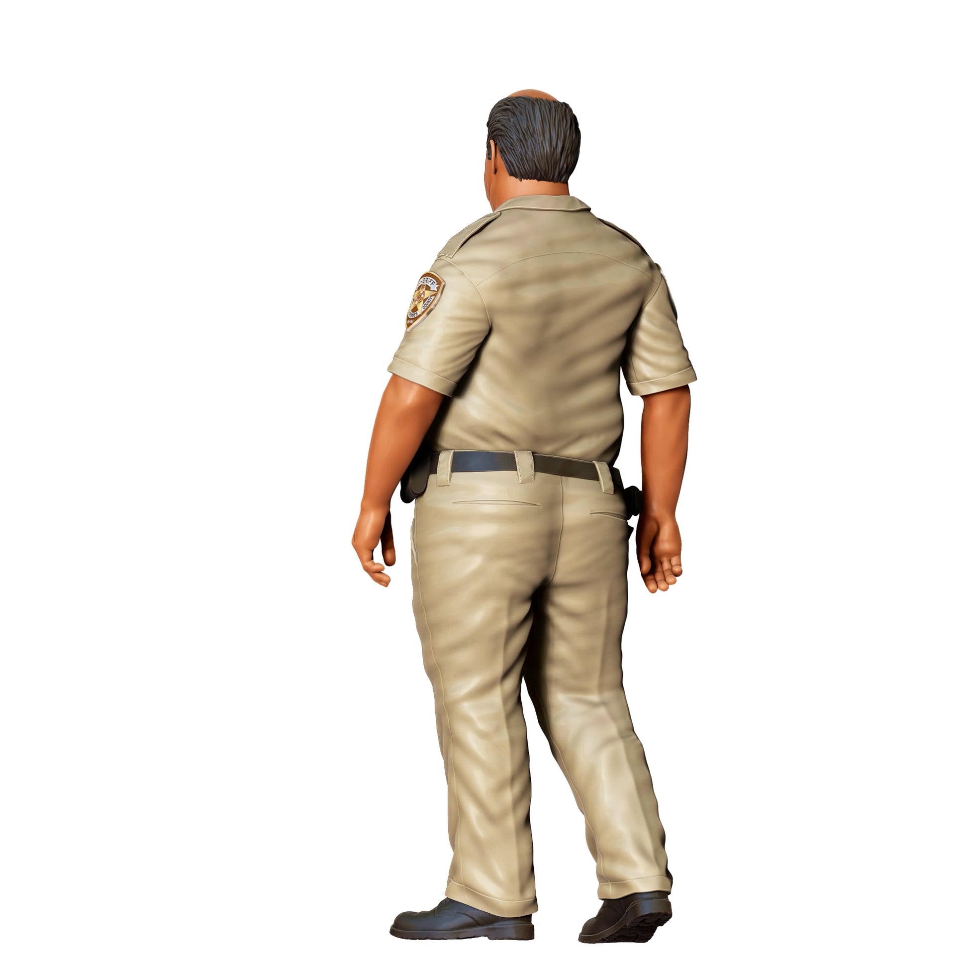 Photo de produit de modélisme diorama 0 : Policier US corpulent B - Police (Réf. n° 356)