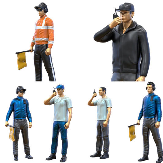 Photo de produit Diorama et modélisme Figurine miniature : Set de signaleurs, 6 figurines