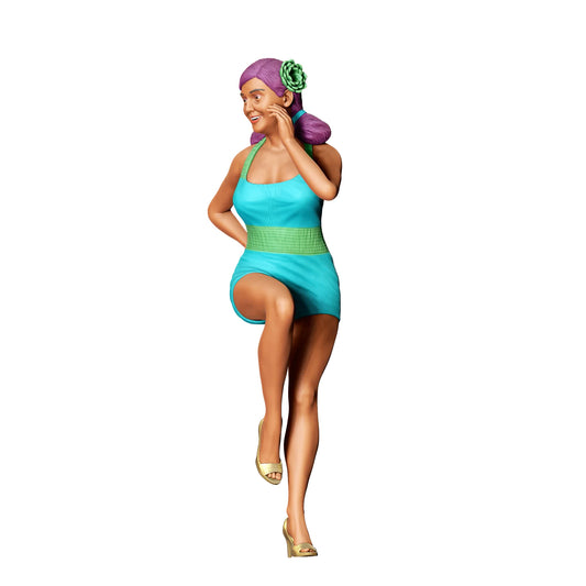 Photo de produit de modélisme diorama 0 : PinUp Girl F - Belle dame assise (Réf. n° 394)