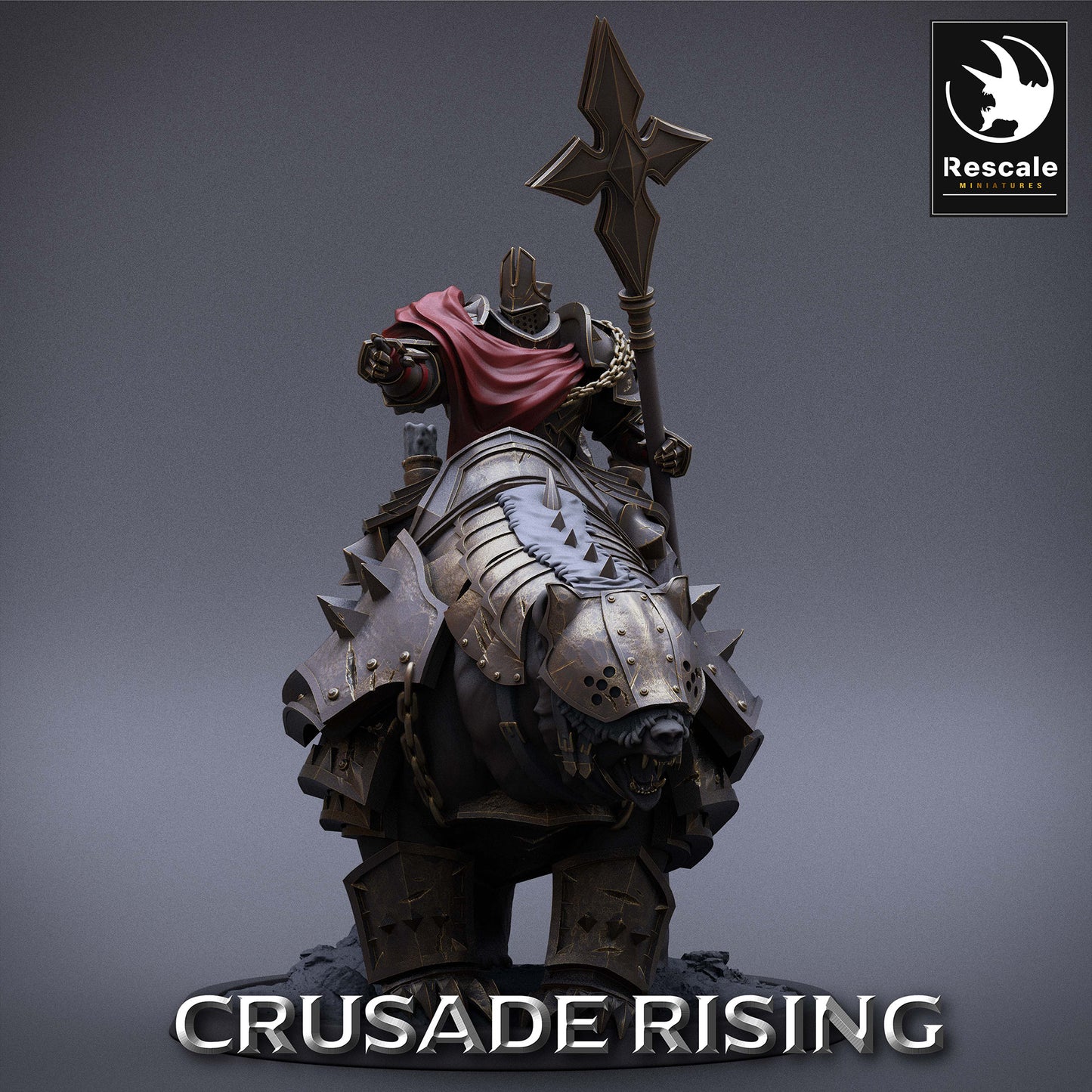 Templar Warrior Rider - Puissant souverain de l'Ordre des Templiers - Chevaliers Templiers (E1)