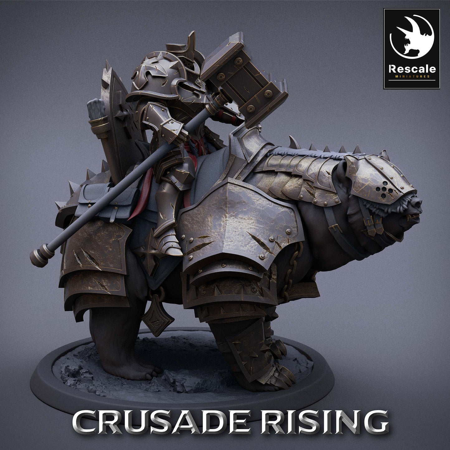 Templar Warrior Rider - Puissant souverain de l'Ordre des Templiers - Chevaliers Templiers (E3)