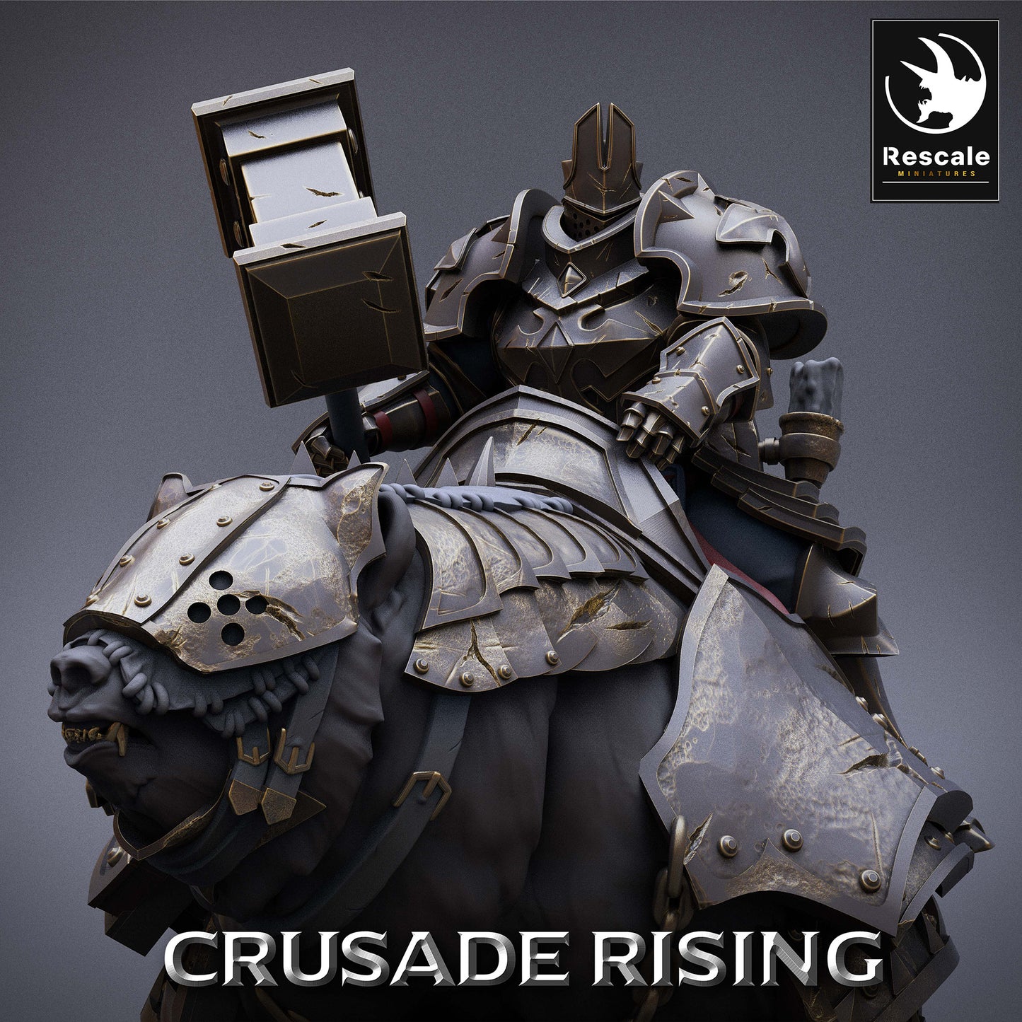 Templar Warrior Rider - Puissant souverain de l'Ordre des Templiers - Chevaliers Templiers (E3)