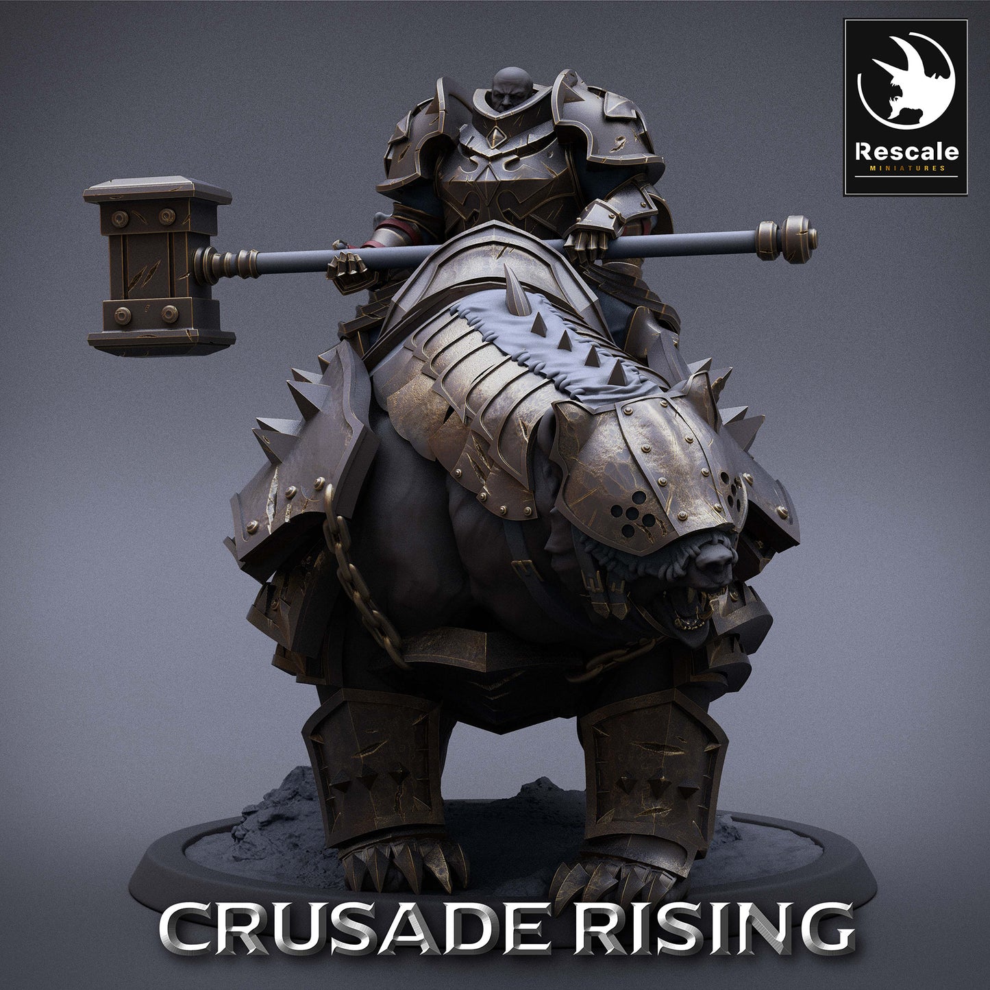 Templar Warrior Rider - Puissant souverain de l'Ordre des Templiers - Chevaliers Templiers (E6)
