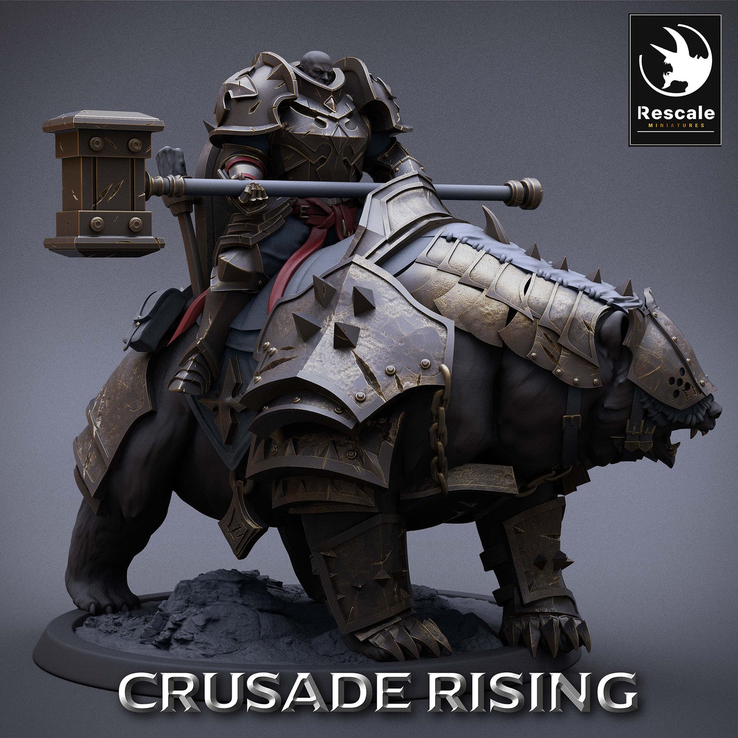 Templar Warrior Rider - Puissant souverain de l'Ordre des Templiers - Chevaliers Templiers (E6)