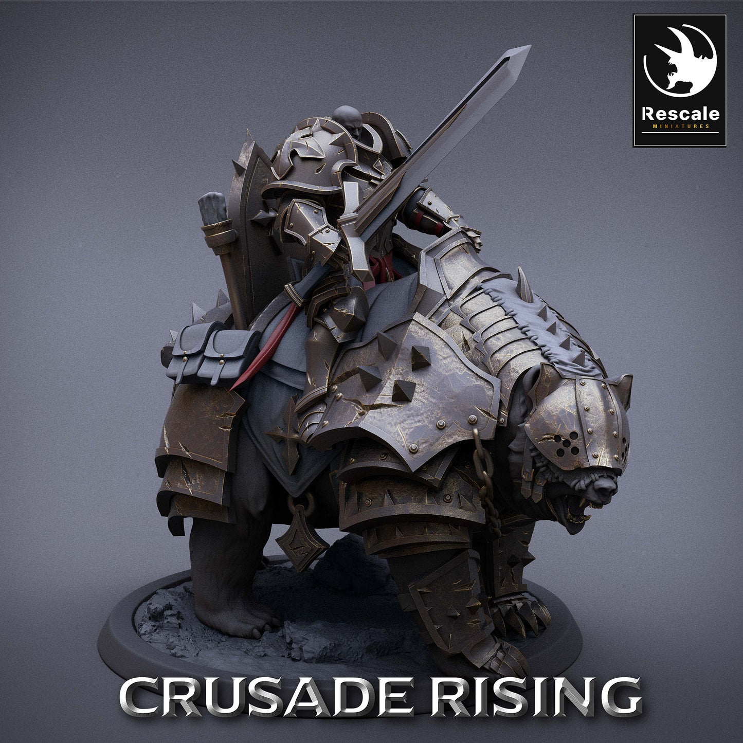 Templar Warrior Rider - Puissant souverain de l'Ordre des Templiers - Chevaliers Templiers (E5)
