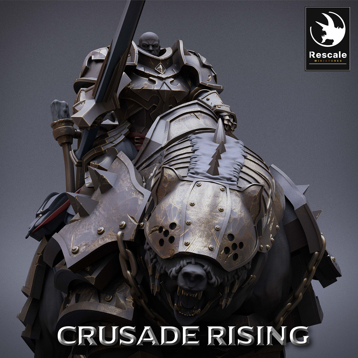 Templar Warrior Rider - Puissant souverain de l'Ordre des Templiers - Chevaliers Templiers (E5)