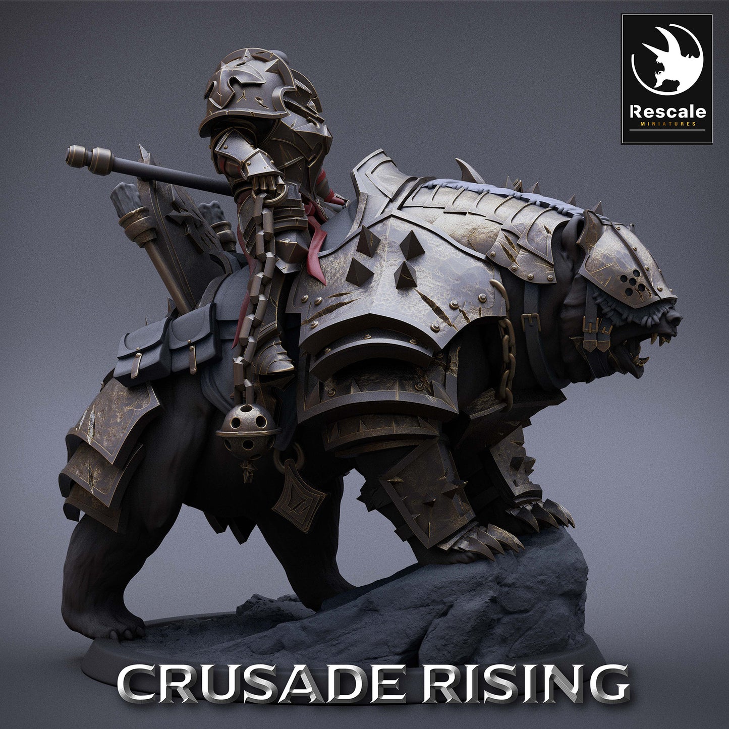 Templar Warrior Rider - Puissant souverain de l'Ordre des Templiers - Chevaliers Templiers (E2)