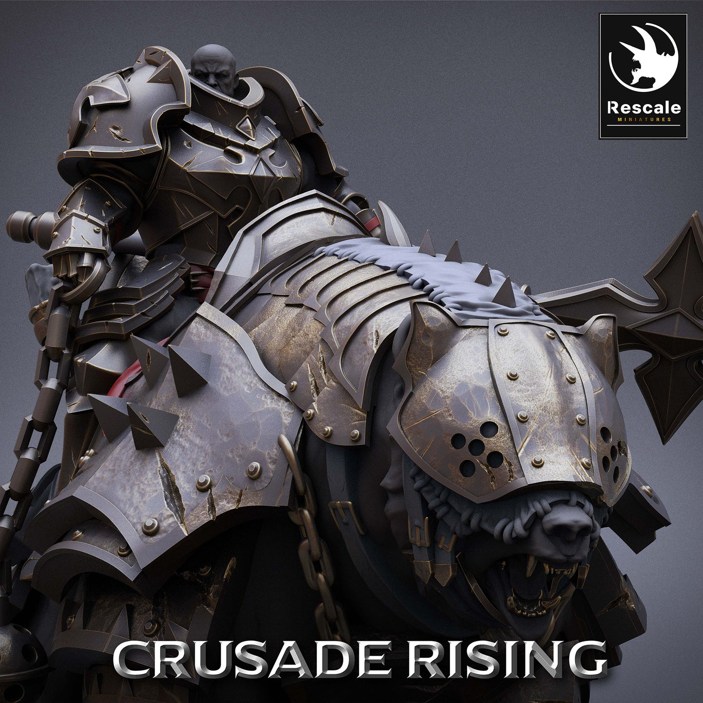Templar Warrior Rider - Puissant souverain de l'Ordre des Templiers - Chevaliers Templiers (E2)