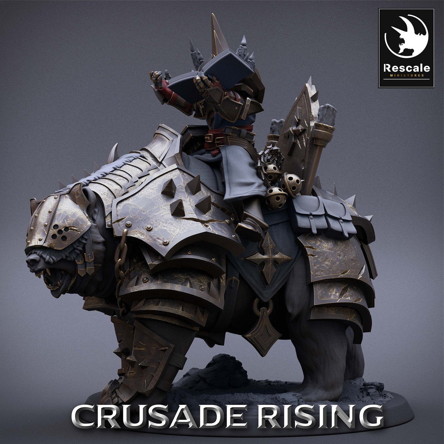 Templar Priest Rider - Puissant souverain de l'Ordre des Templiers - Chevaliers Templiers (C2)