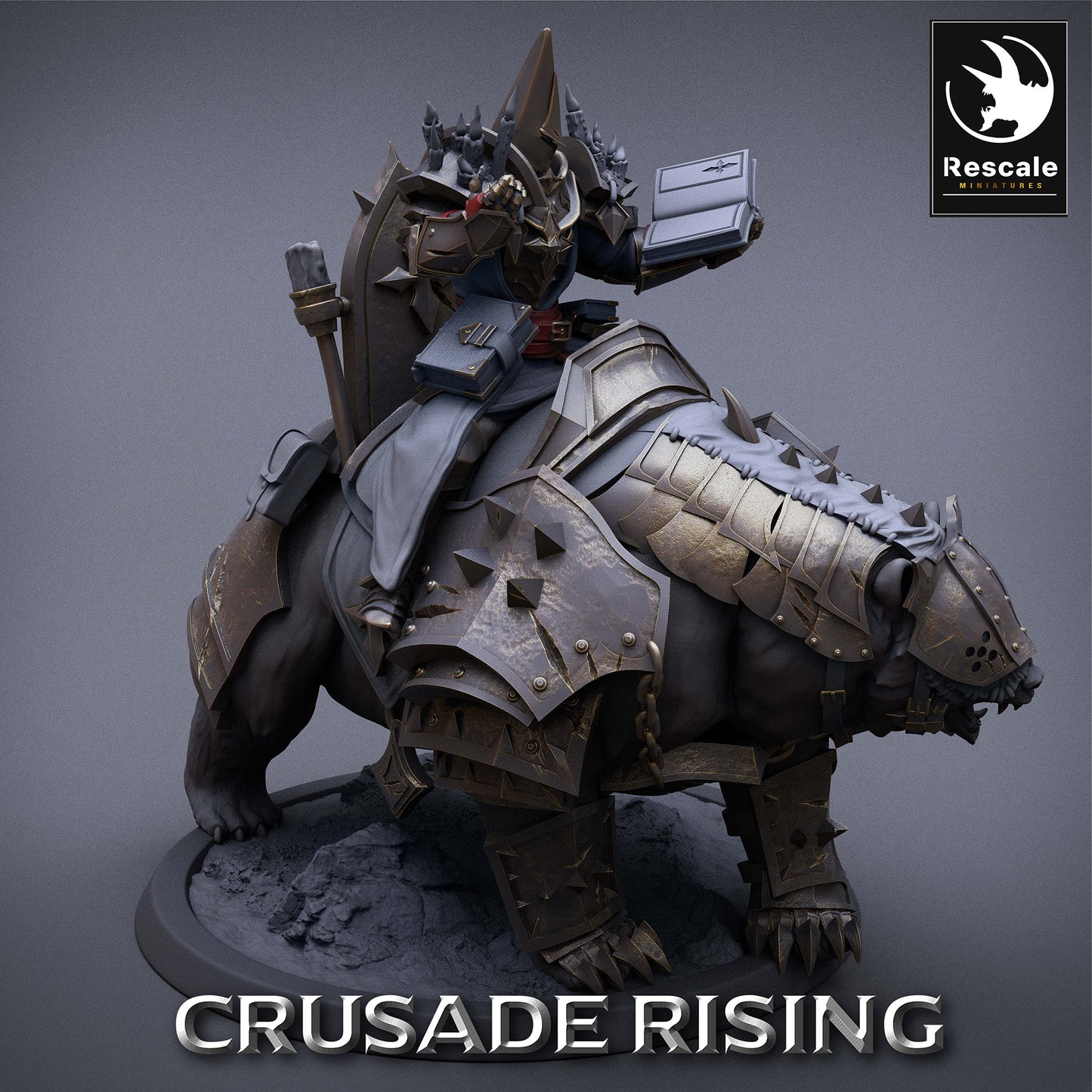 Templar Priest Rider - Puissant souverain de l'Ordre des Templiers - Chevaliers Templiers (C2)