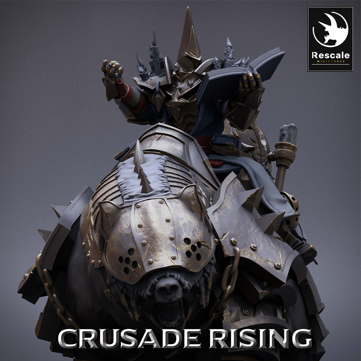 Templar Priest Rider - Puissant souverain de l'Ordre des Templiers - Chevaliers Templiers (C2)