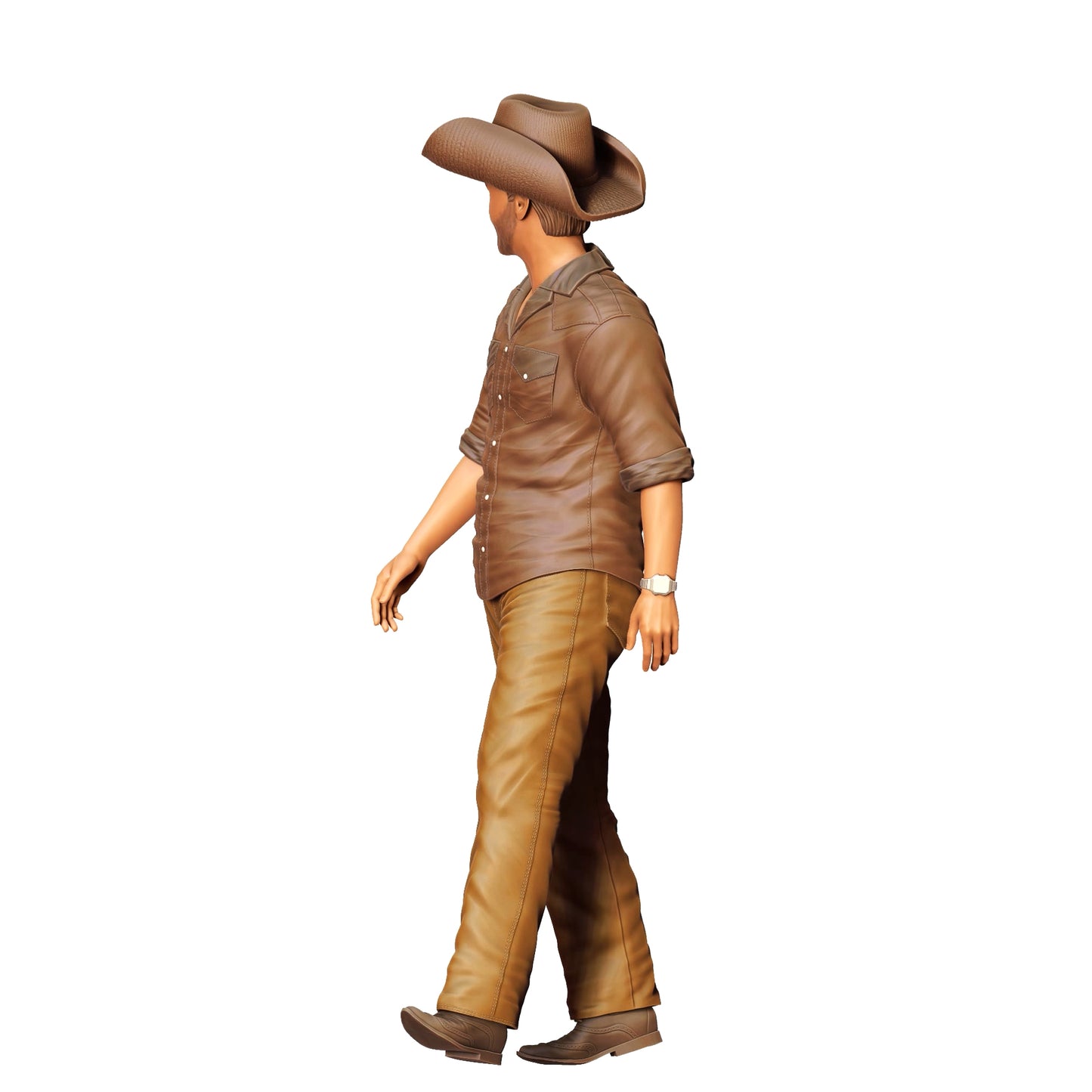 Produktfoto 0: Cowboy: Junger Mann mit Cowboy Hut und Hemd
