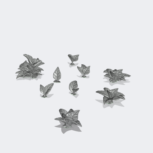 Photo du produit Miniature Meubles, Décor Diorama et Modélisme 0: Plantes et Végétaux: 9 Plantes couvre-sol