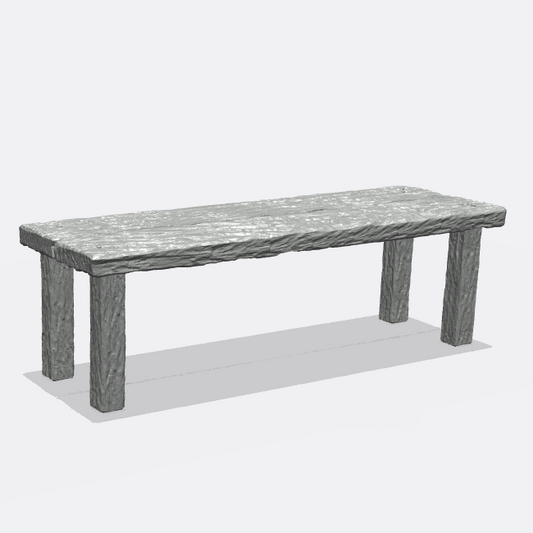 Photo du produit Miniature Meubles, Décor Diorama et Modélisme 0 : Meubles et Inventaire : Table - Table de bière pour cuisine et salle à manger (Réf. 46D)