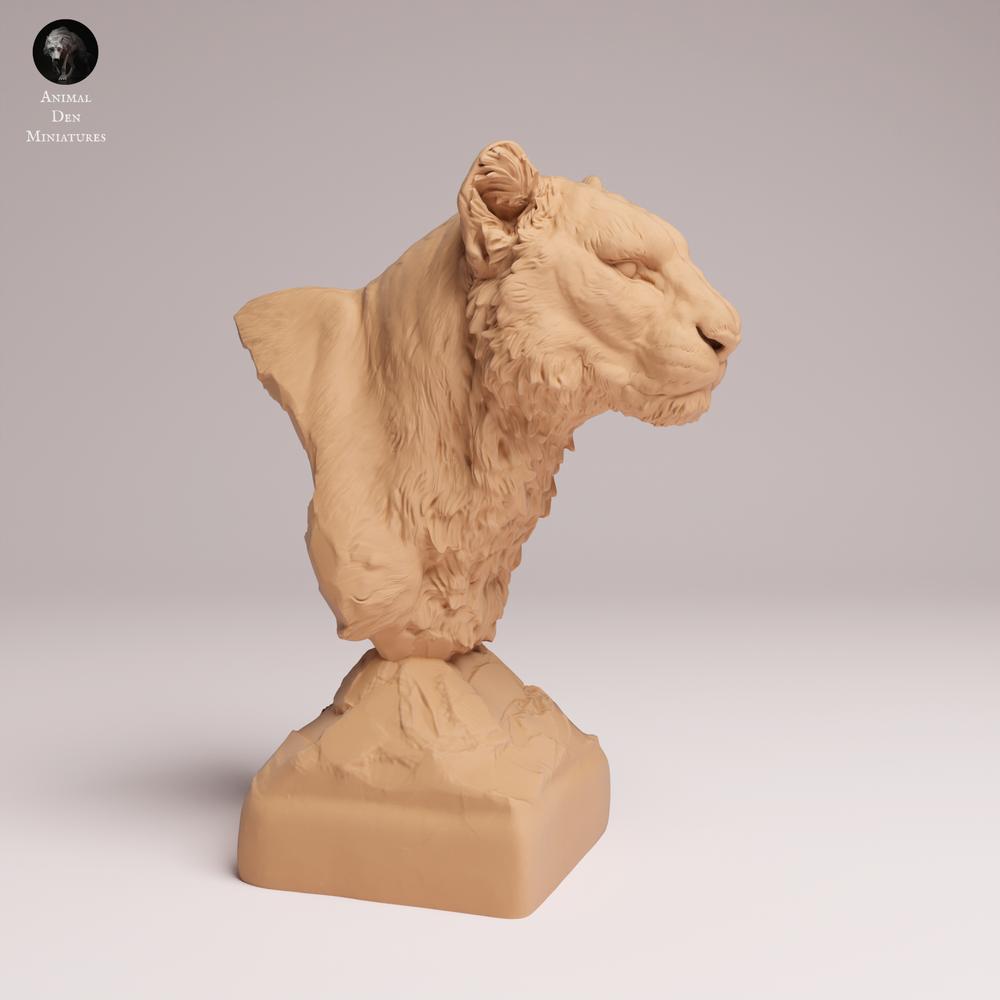 Photo produit figurine animale Animal Den Miniatures 2 : Figurine d’animal sauvage : léopard de l’Amour - buste (25_07_20)