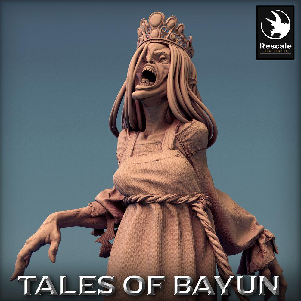 Photo de produit Tabletop 28mm Lord of the Print (LotP) 0 : Miniature Tabletop : Kikimora Banshee - Princesse des Morts, Reine des Fantômes, Sorcière de la Tombe, Figurine de Boss (24_01_F5)