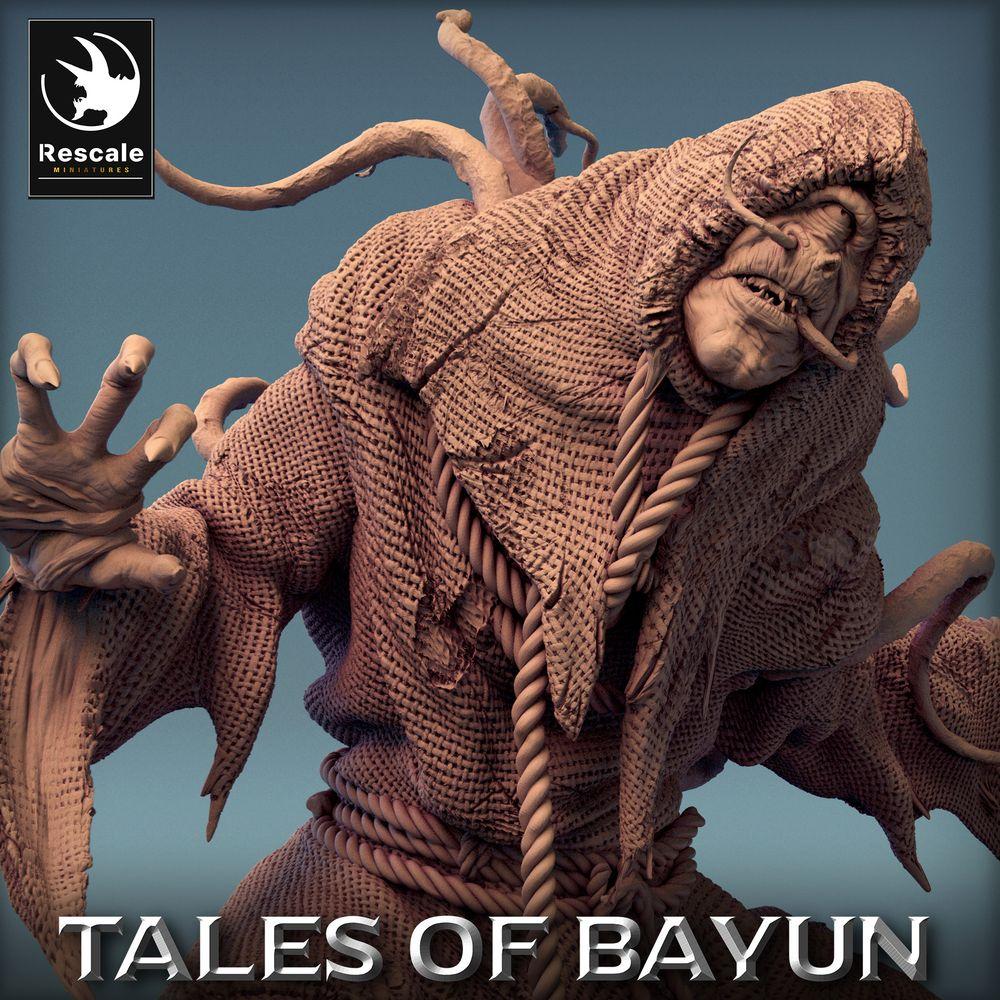 Photo de produit Tabletop 28mm Lord of the Print (LotP) 0 : Miniature Tabletop : Cultiste Sombre Sorcier - Invocateur de Démons, Nécromancien et Mage des Tentacules Eldritch (24_01_C1)