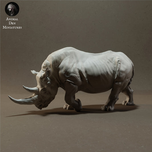 Photo de produit Figurine animale Diorama, Modélisme : 0 : Rhinocéros africain - Animaux de la savane