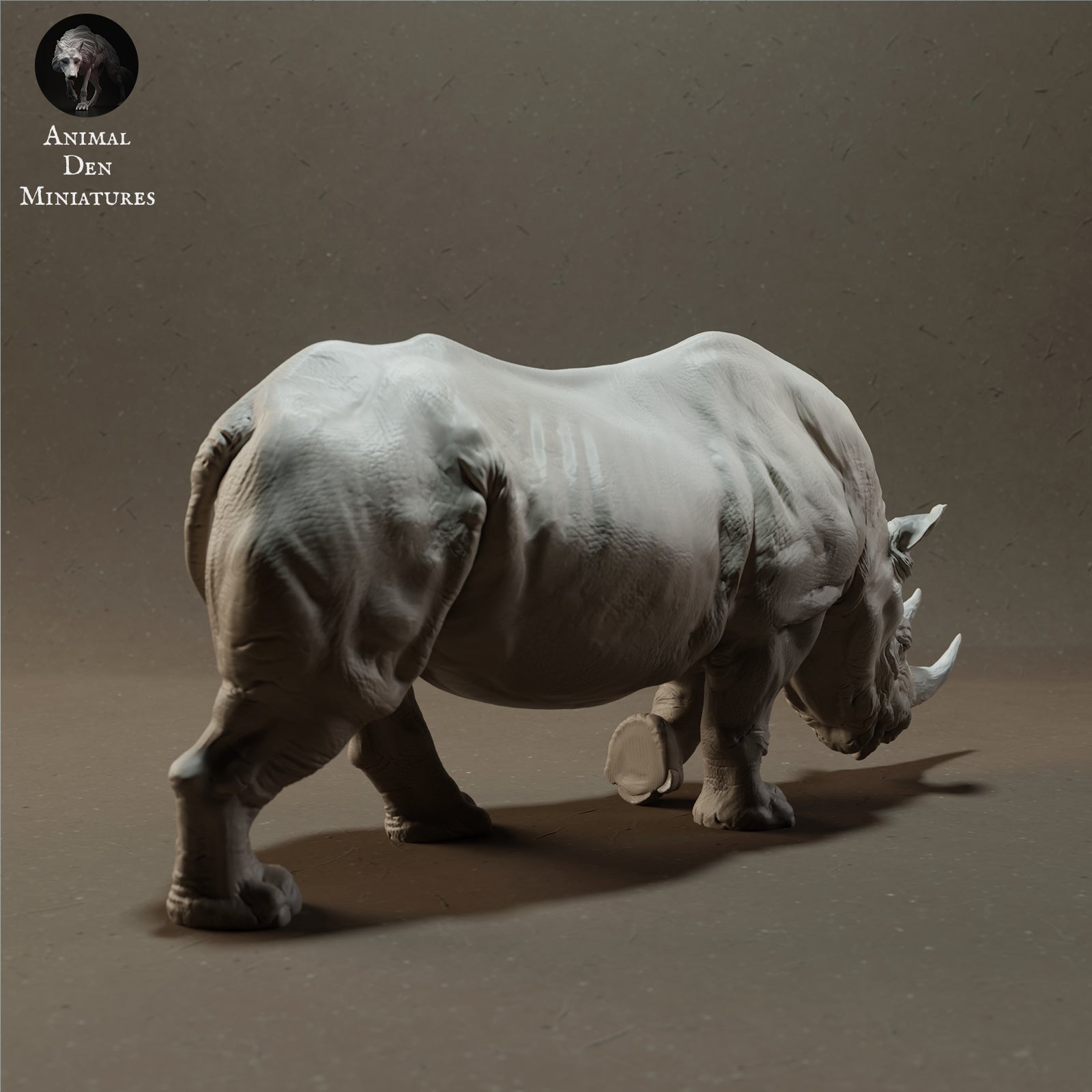 Photo de produit Figurine animale Diorama, Modélisme : 0 : Rhinocéros africain - Animaux de la savane