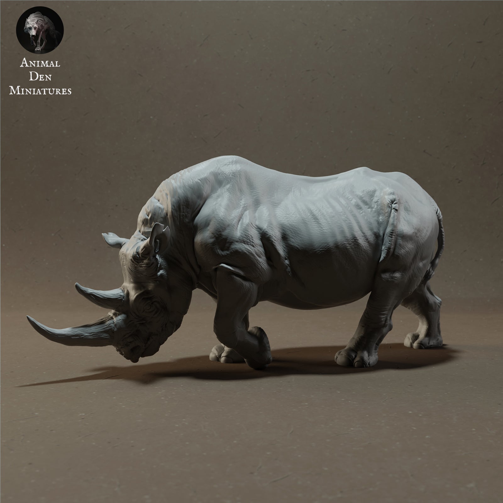 Photo de produit Figurine animale Diorama, Modélisme : 0 : Rhinocéros africain - Animaux de la savane