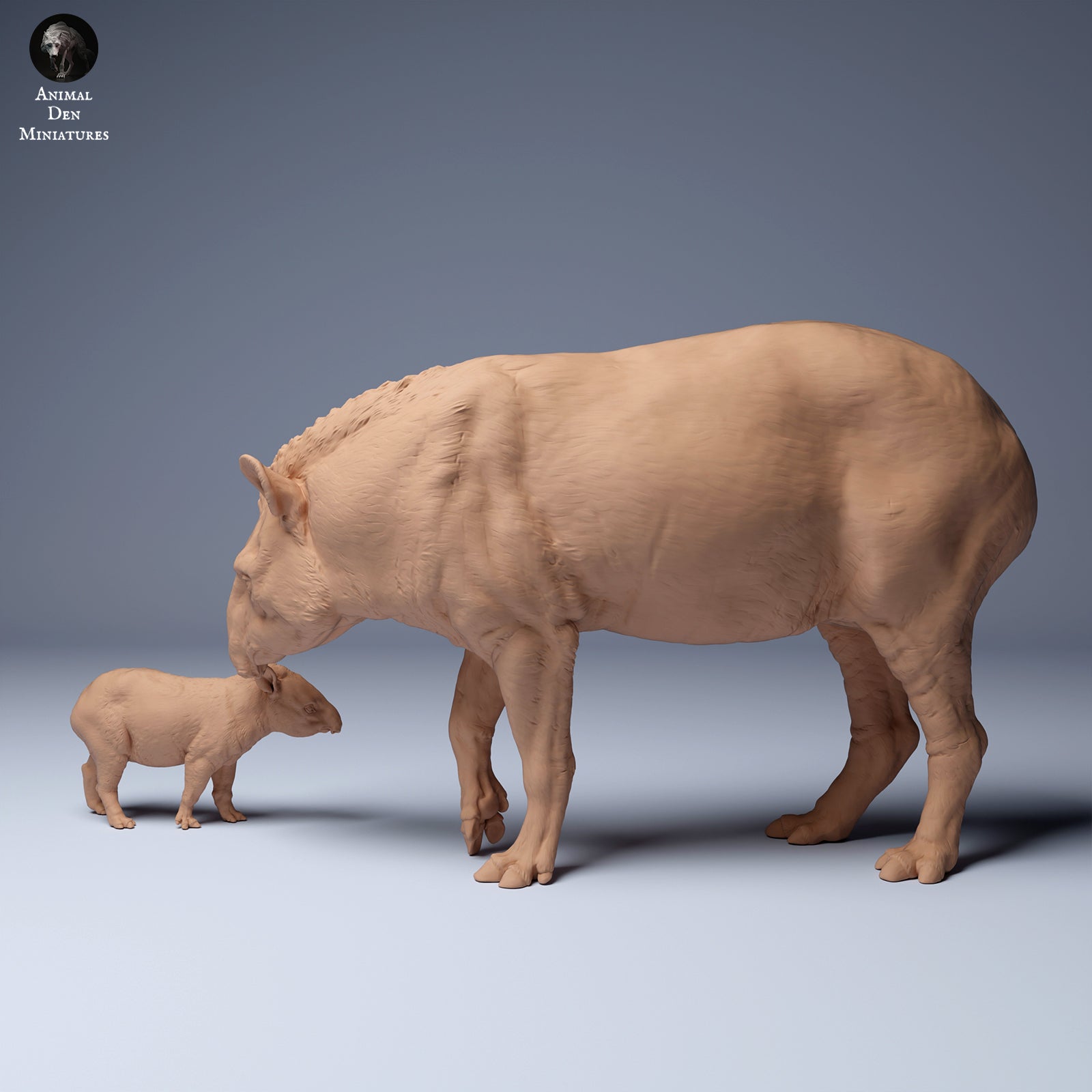 Photo de produit Figurine animale Diorama, modélisme : 0 : Mère tapir et son petit : Animaux d'Amérique du Sud