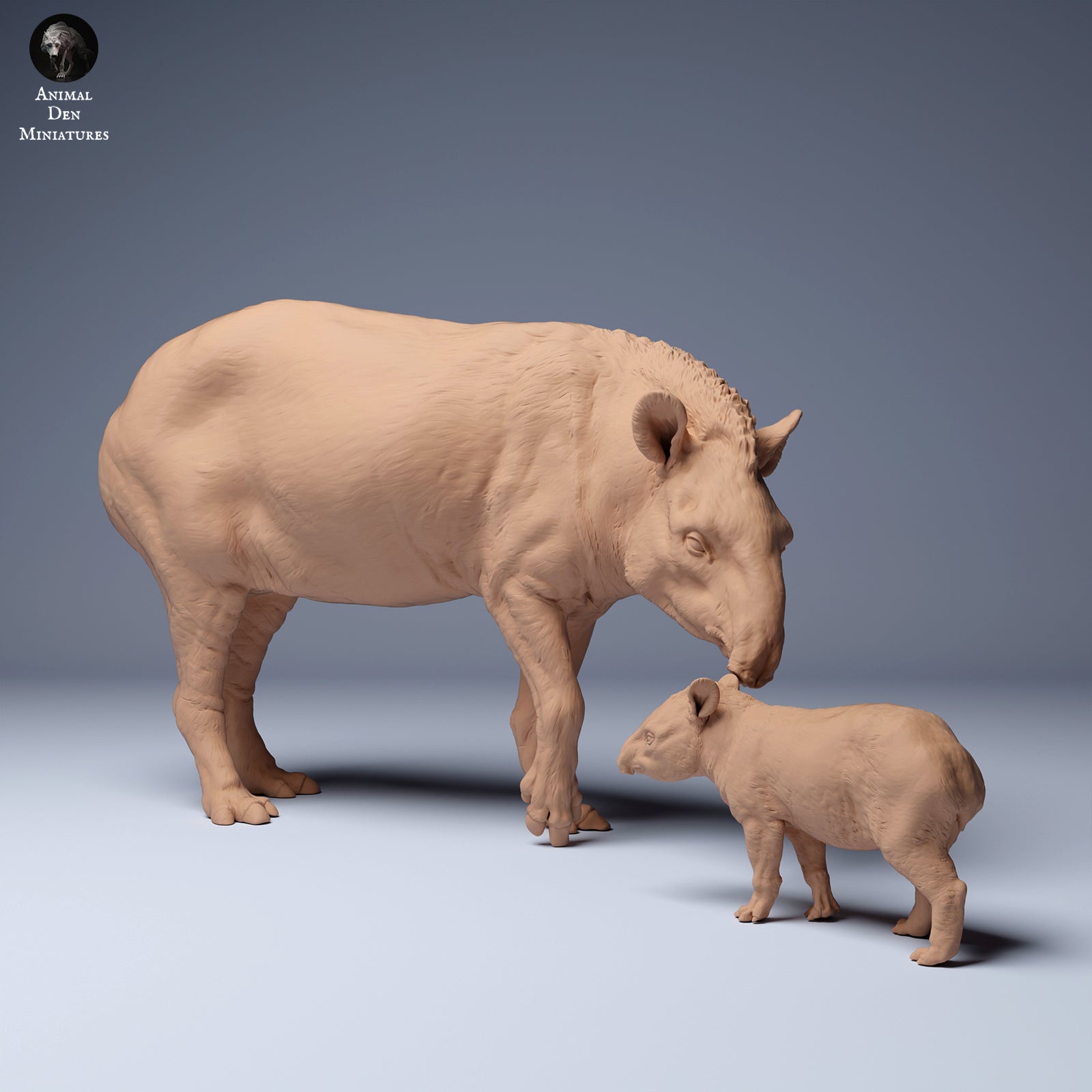 Photo de produit Figurine animale Diorama, modélisme : 0 : Mère tapir et son petit : Animaux d'Amérique du Sud