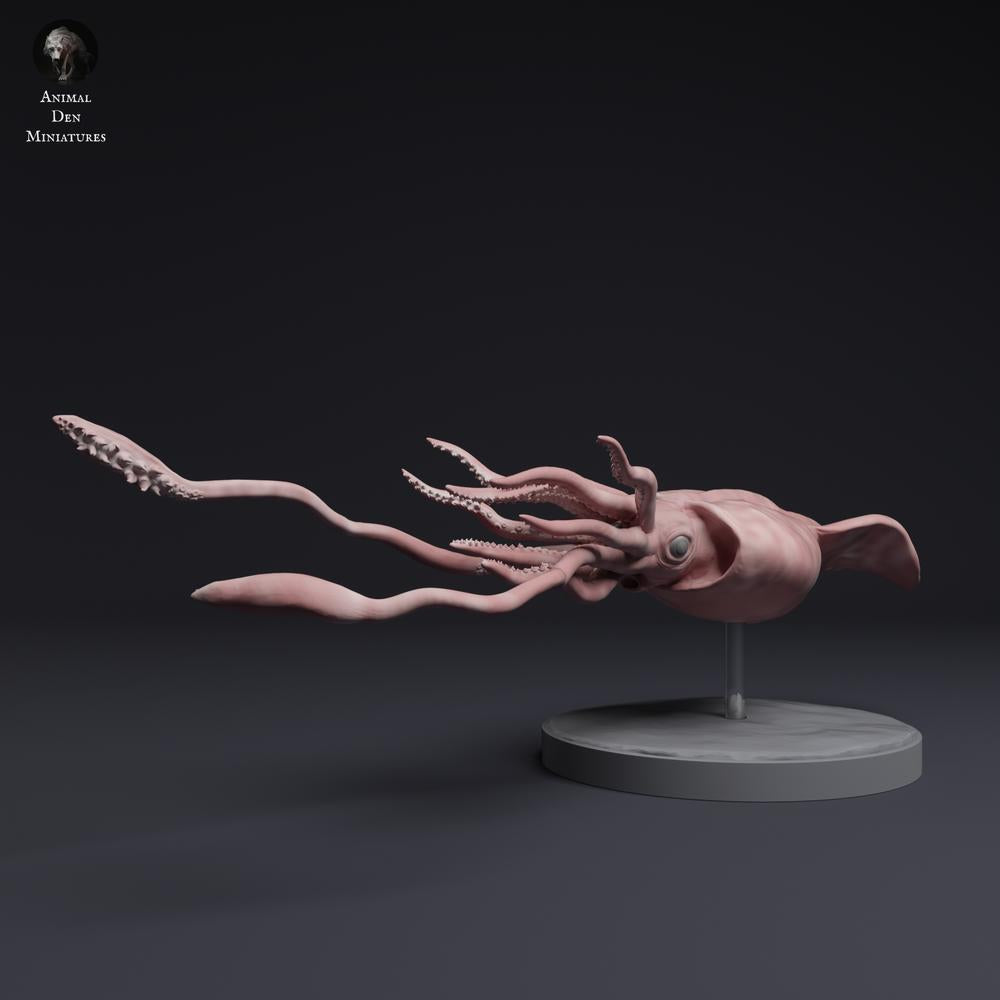 Photo produit 3 : figurine d’animal marin : calmar colossal (25_04_05)