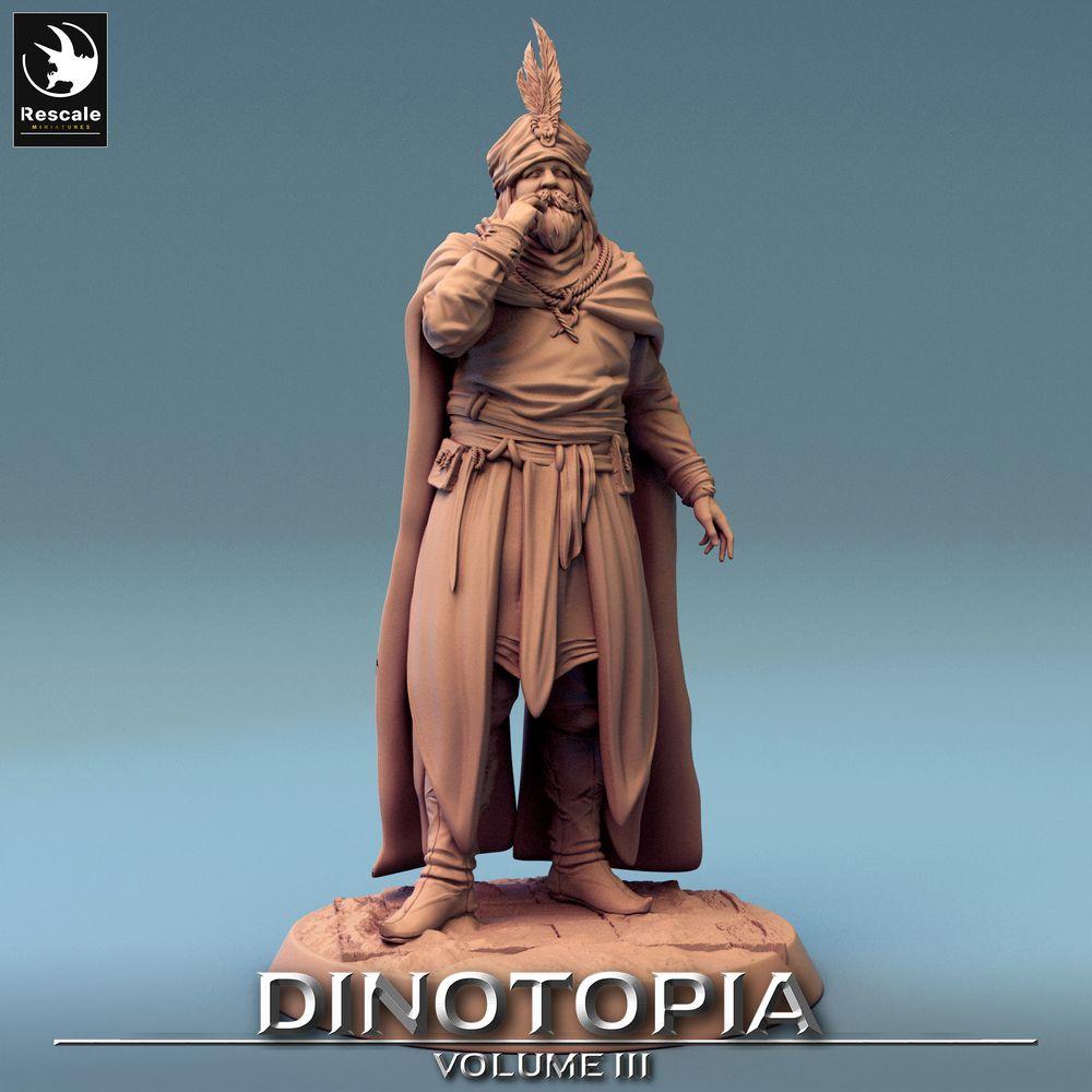 Photo de produit Tabletop 28mm Lord of the Print (LotP) 0 : Miniature Tabletop : Prince du désert et Seigneur nomade, Chef de caravane et Sultan - Desert Prince Nomad Lord (24_06_E22)