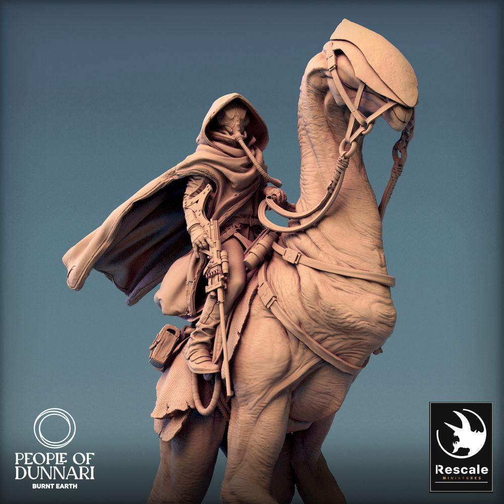 Image produit Tabletop 28mm Lord of the Print (LotP) 0 : Miniature Tabletop : Cavalier des dunes sur Steppenwolf, Scout mort-vivant, Cavalerie nomade (24_03_J3)