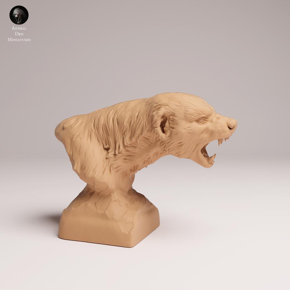 Photo produit figurine animale Animal Den Miniatures 2 : figurine d’animal sauvage : ratel - buste (25_08_15)