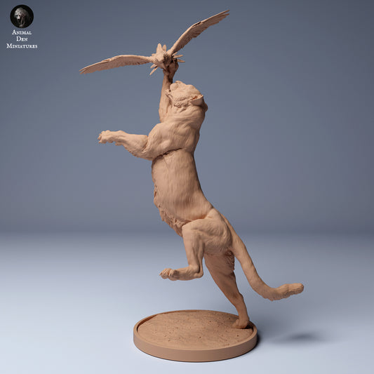 Photo de produit Figurine d'animal Diorama, modélisme : 0 : Jaguar chassant un perroquet : Animaux d'Amérique du Sud