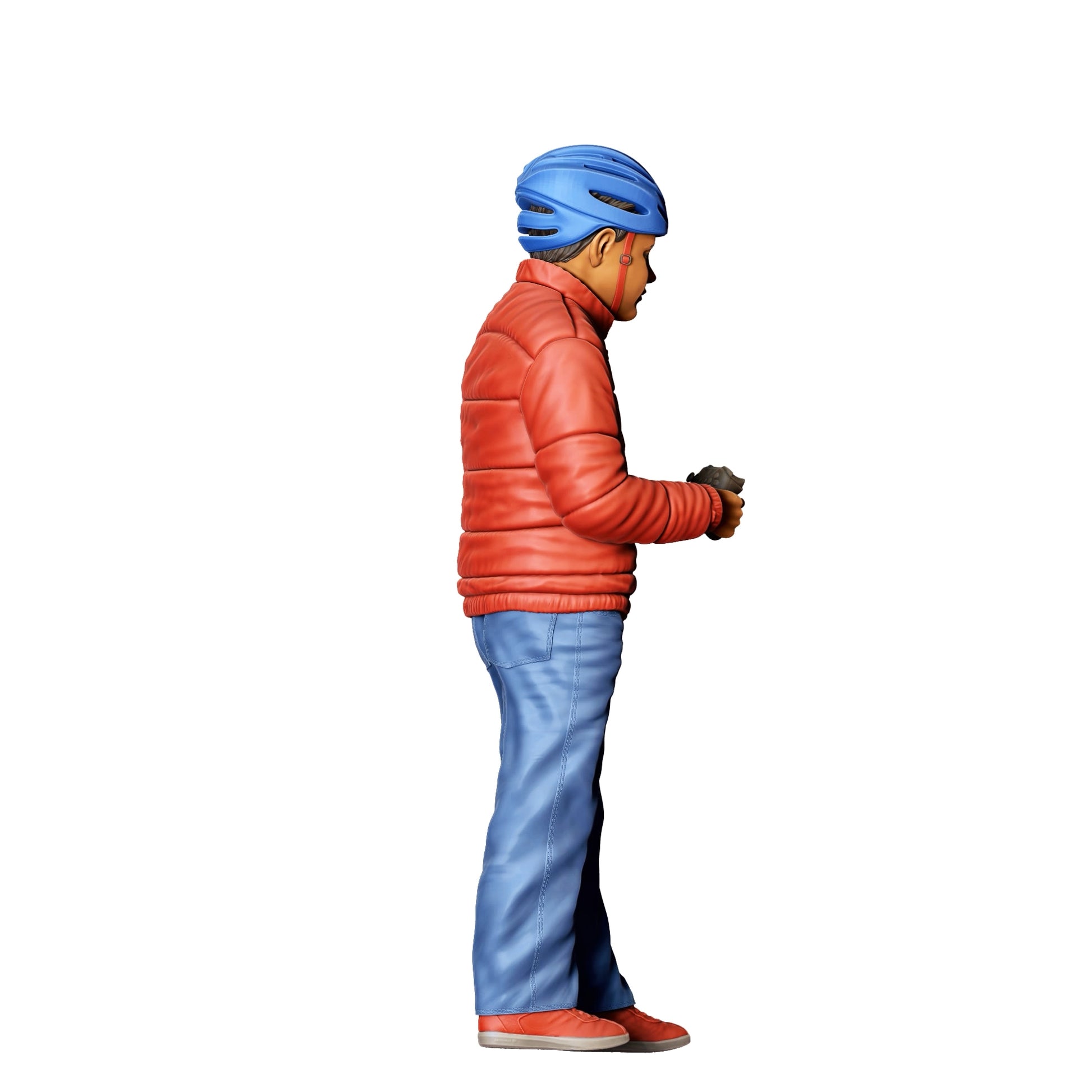 Photo de produit de modélisme diorama 0 : Enfant jouant avec une voiture RC D (Réf. n° 374)