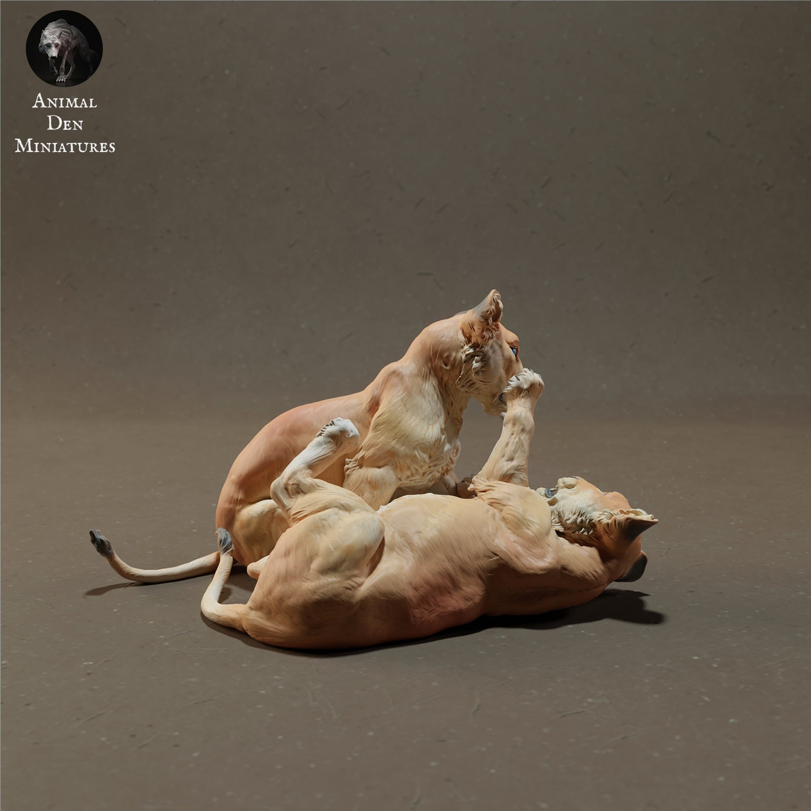 Photo de produit Figurine animale Diorama, modélisme : 0 : Lionceaux jouant - Animaux de la savane