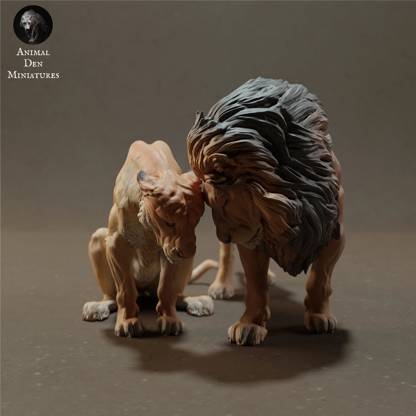 Photo de produit Figurine d'animal Diorama, modélisme : 0 : Lion et lionne - Animaux de la savane