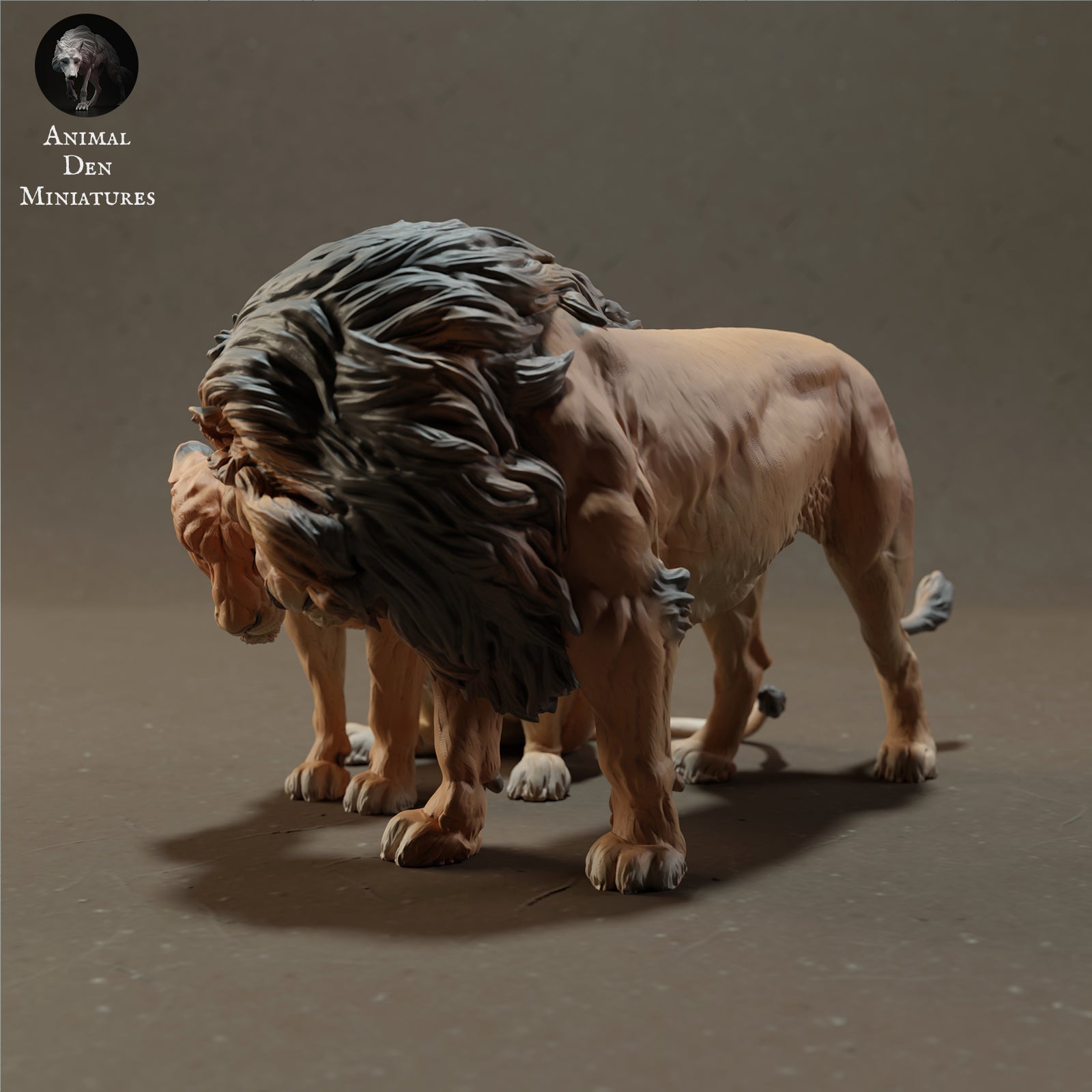 Photo de produit Figurine d'animal Diorama, modélisme : 0 : Lion et lionne - Animaux de la savane