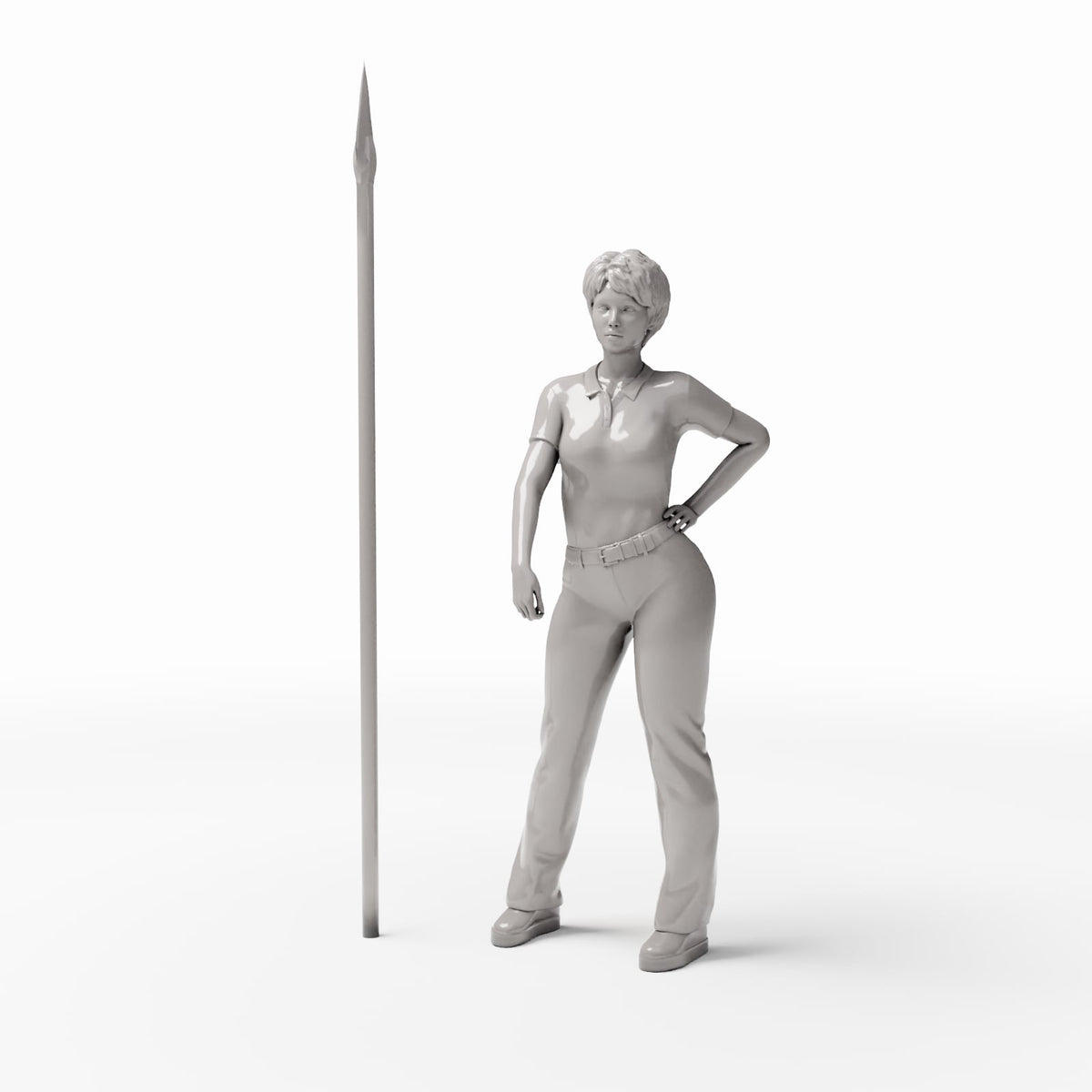 MyPortal Studios set 56, model 1457: à côté d’une figurine humaine à l’échelle 1:35