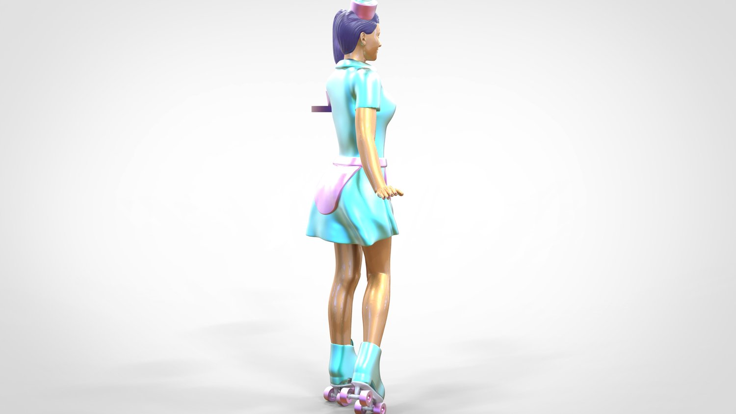 Photo du produit 0 : Serveuse sur roulettes 1 : Service avec tablette apporte des boissons