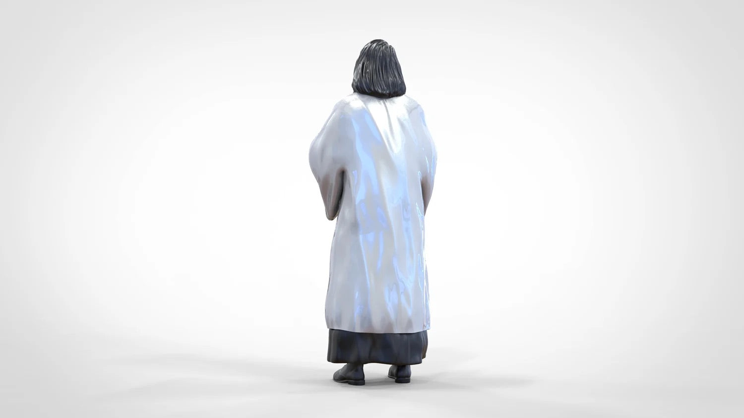 Photo du produit Diorama et modélisme Figurine miniature : Clergé : Pasteur / Prêtresse avec Bible lors de la messe