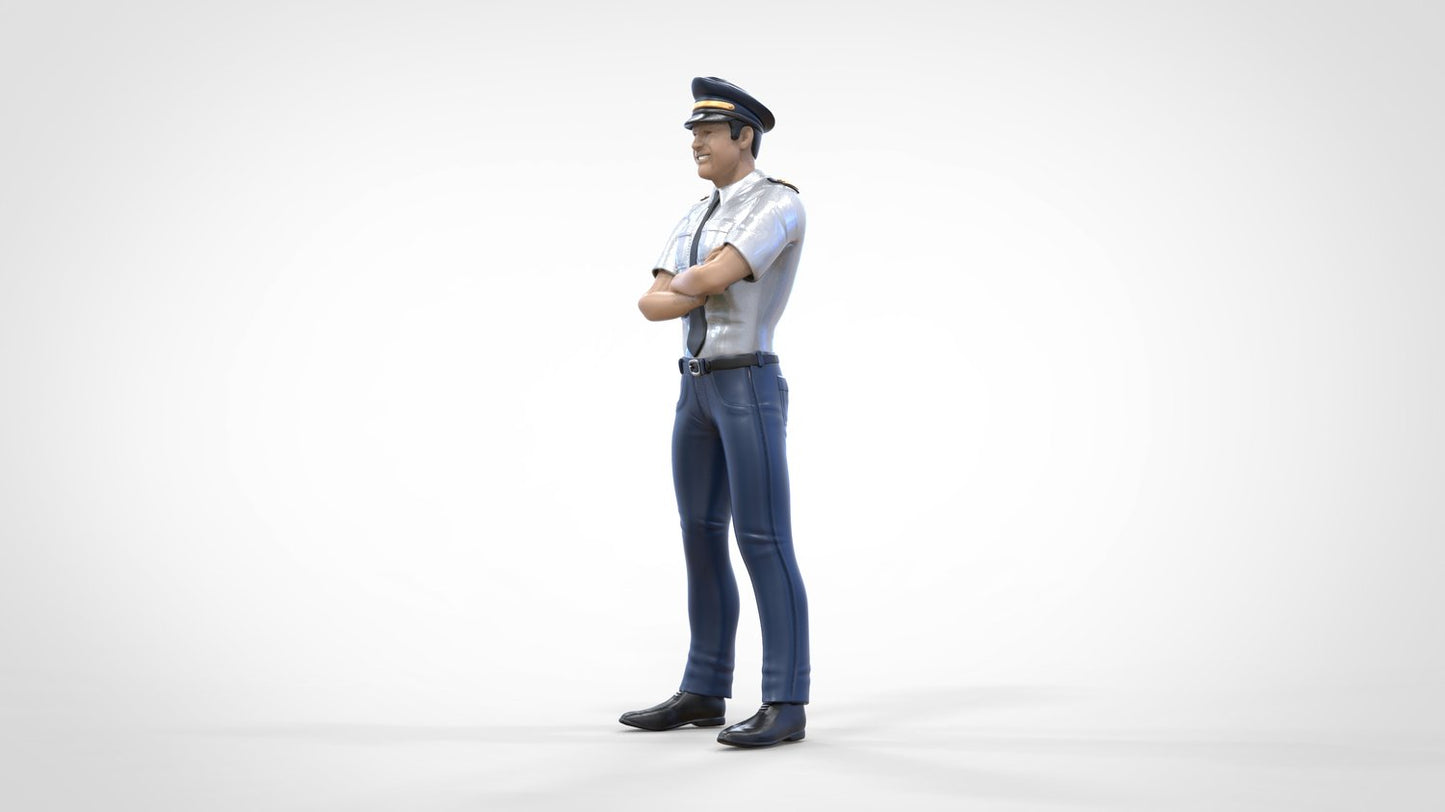 Photo du produit 0 : Pilote en uniforme : Personnel d'avion