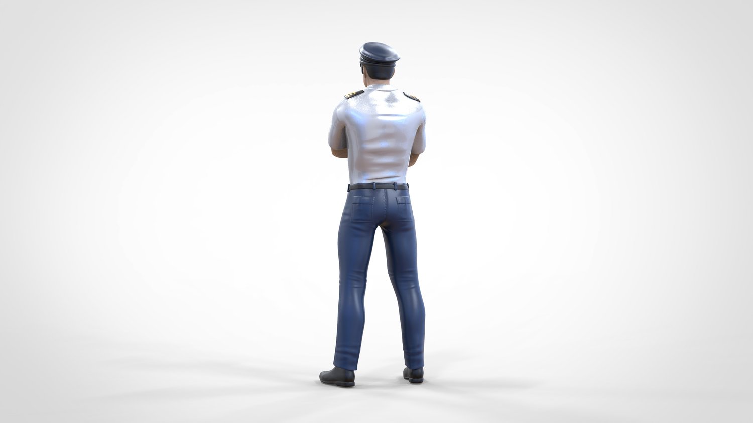 Photo du produit 0 : Pilote en uniforme : Personnel d'avion