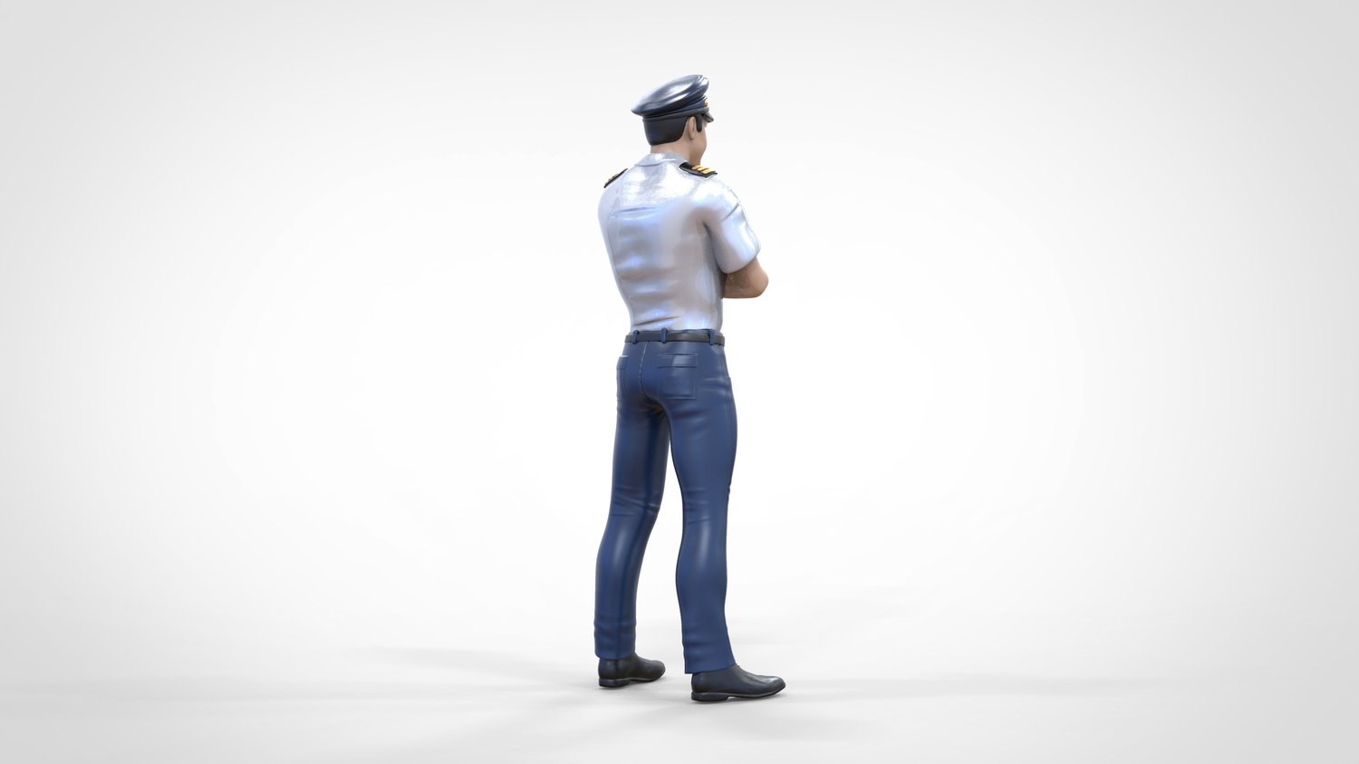 Photo du produit 0 : Pilote en uniforme : Personnel d'avion