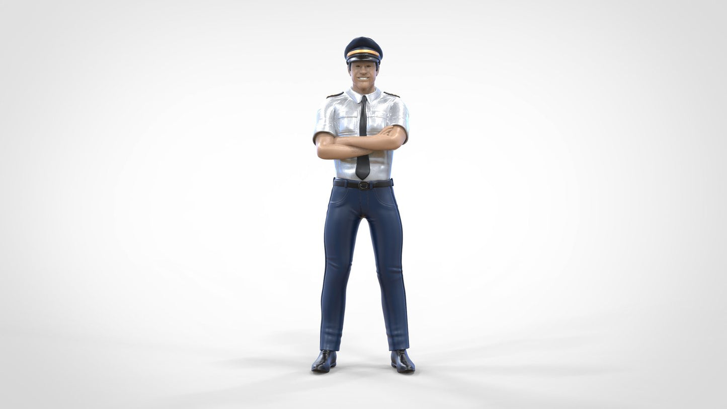 Photo du produit 0 : Pilote en uniforme : Personnel d'avion