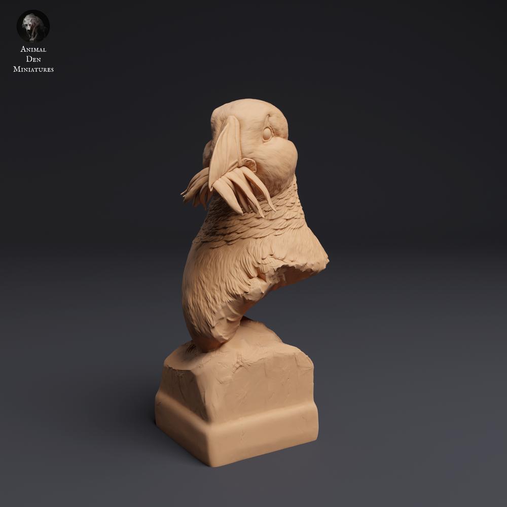 Photo produit 2 : figurine d’animal oiseau marin : macareux moine de l’Atlantique - buste (25_04_06)